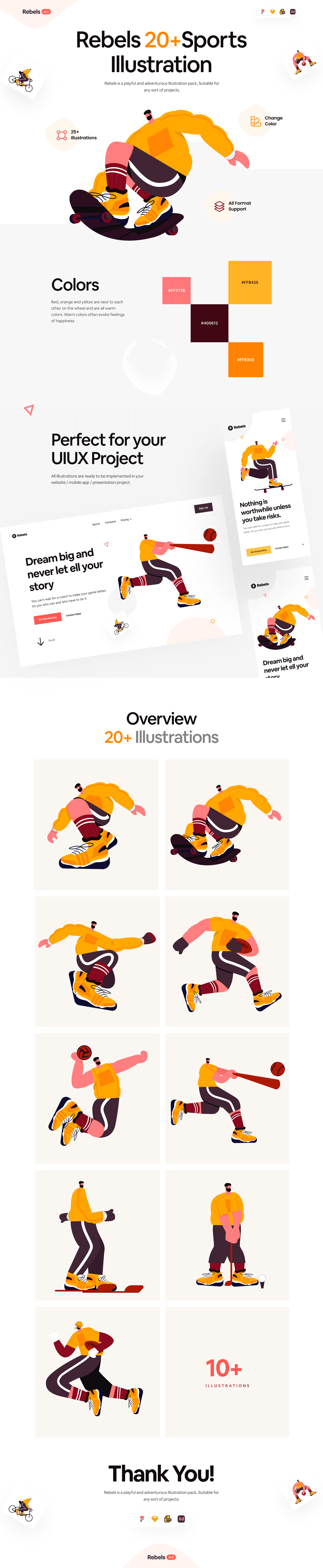 Revels Sports Illustration Pack