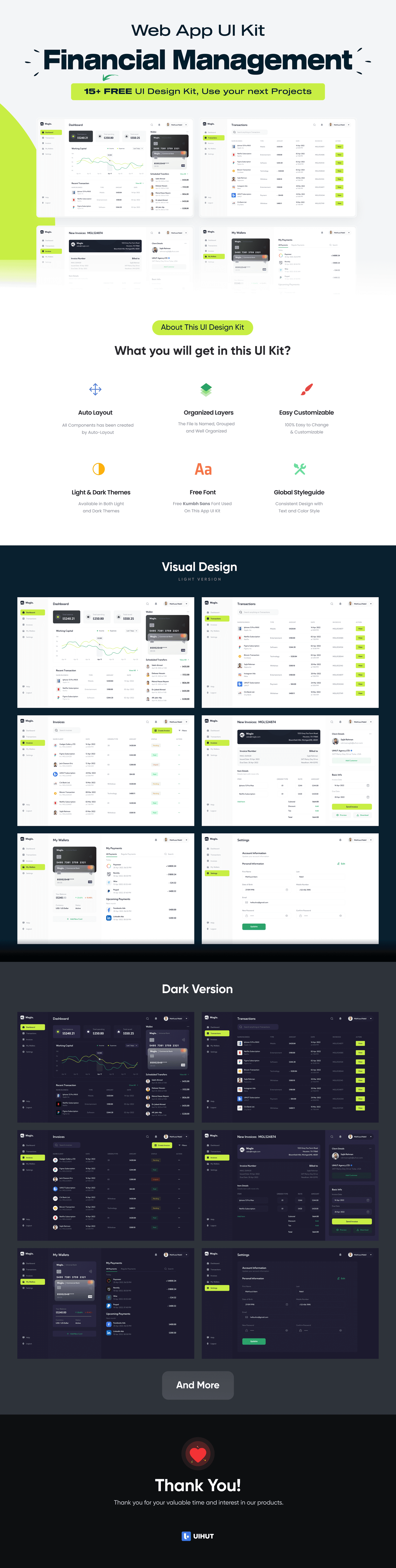 Financial Management Web App Design